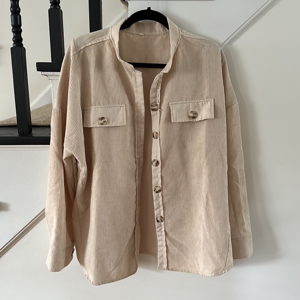 Oversized Fall Button Down Shacket